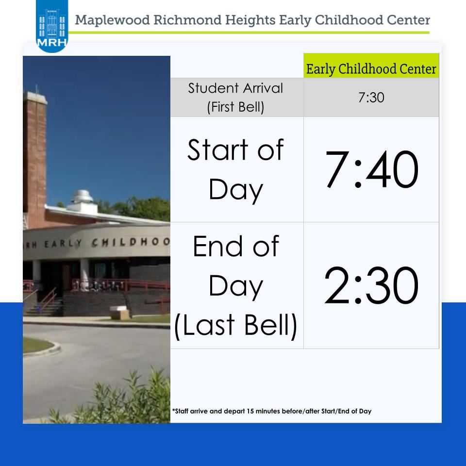 School Bell Times, 2023-2024